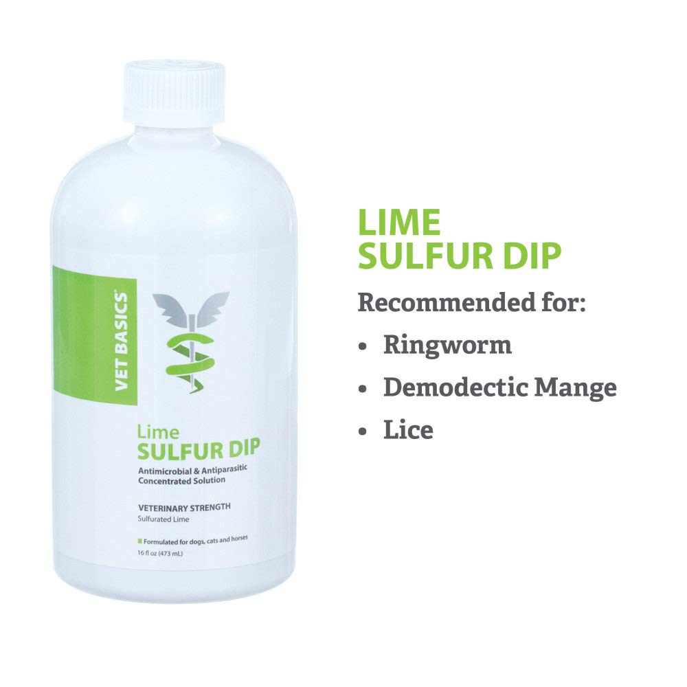 Compact packaging showcases 16oz Revival Lime Sulfur Dip.