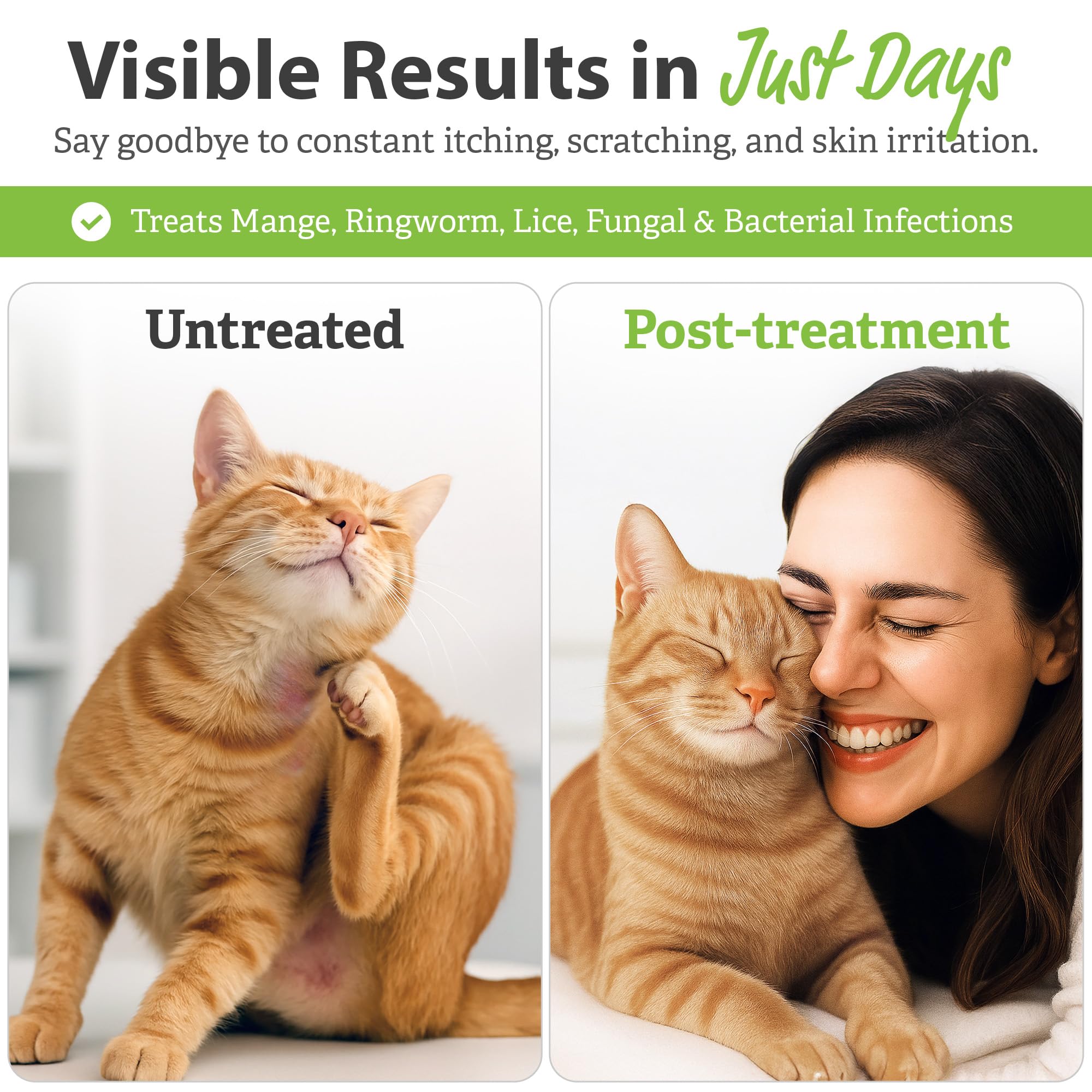Veterinarian-recommended Lime Sulfur Dip supports routine skin care.