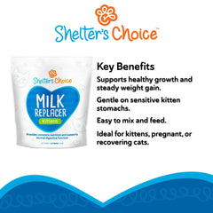 Revival Shelter Choice complete nutrition for kittens supports development.
