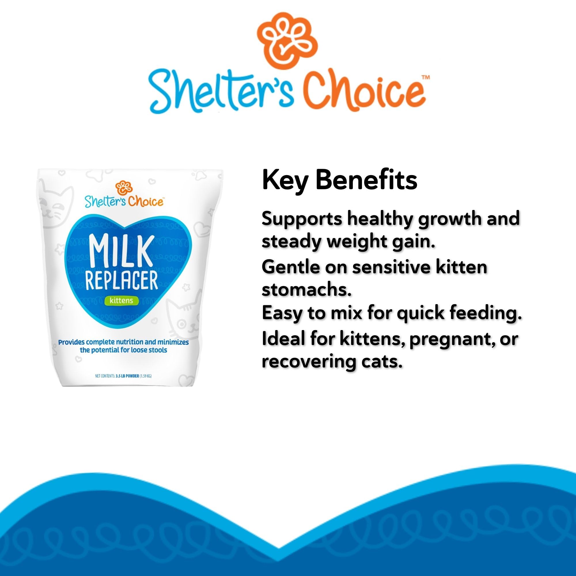 Revival Shelter's Choice milk replacer powder measuring cup emphasizes accurate feeding portions.