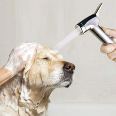REV REEGE shower arm diverter enables quick, smooth spray switching during baths.