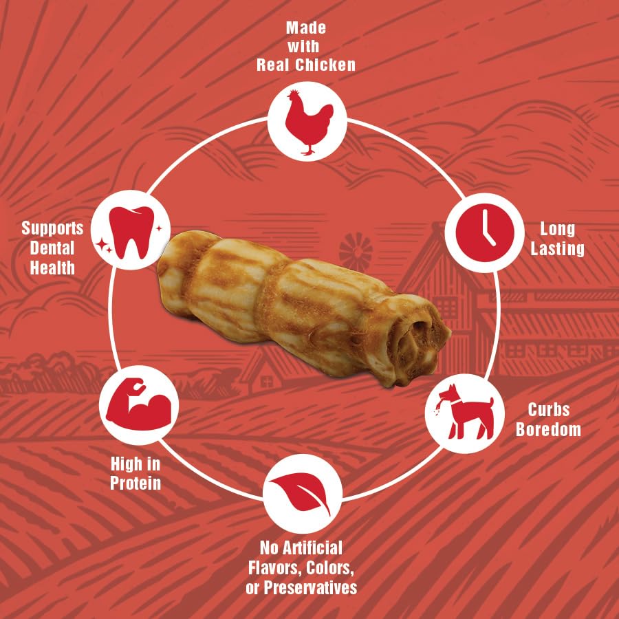 Rewardables beef cheek rolls close-up reveals real chicken coating.