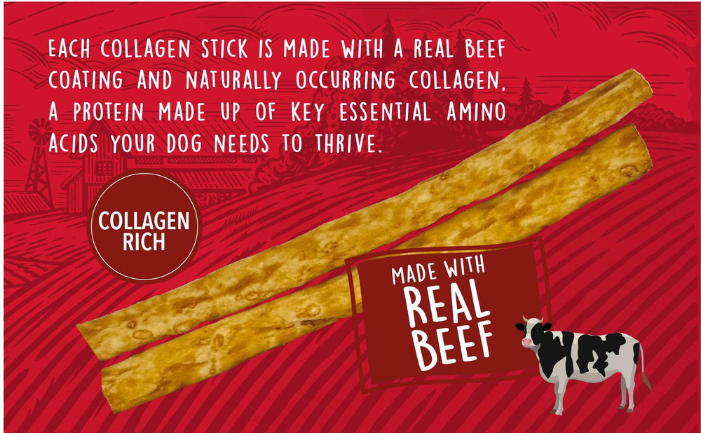 Rewardables Healthy Chewers stick closeup highlights texture and collagen content for skin and coat care.