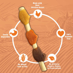 Rewardables 15-count packaging for easy rotation of dog chews