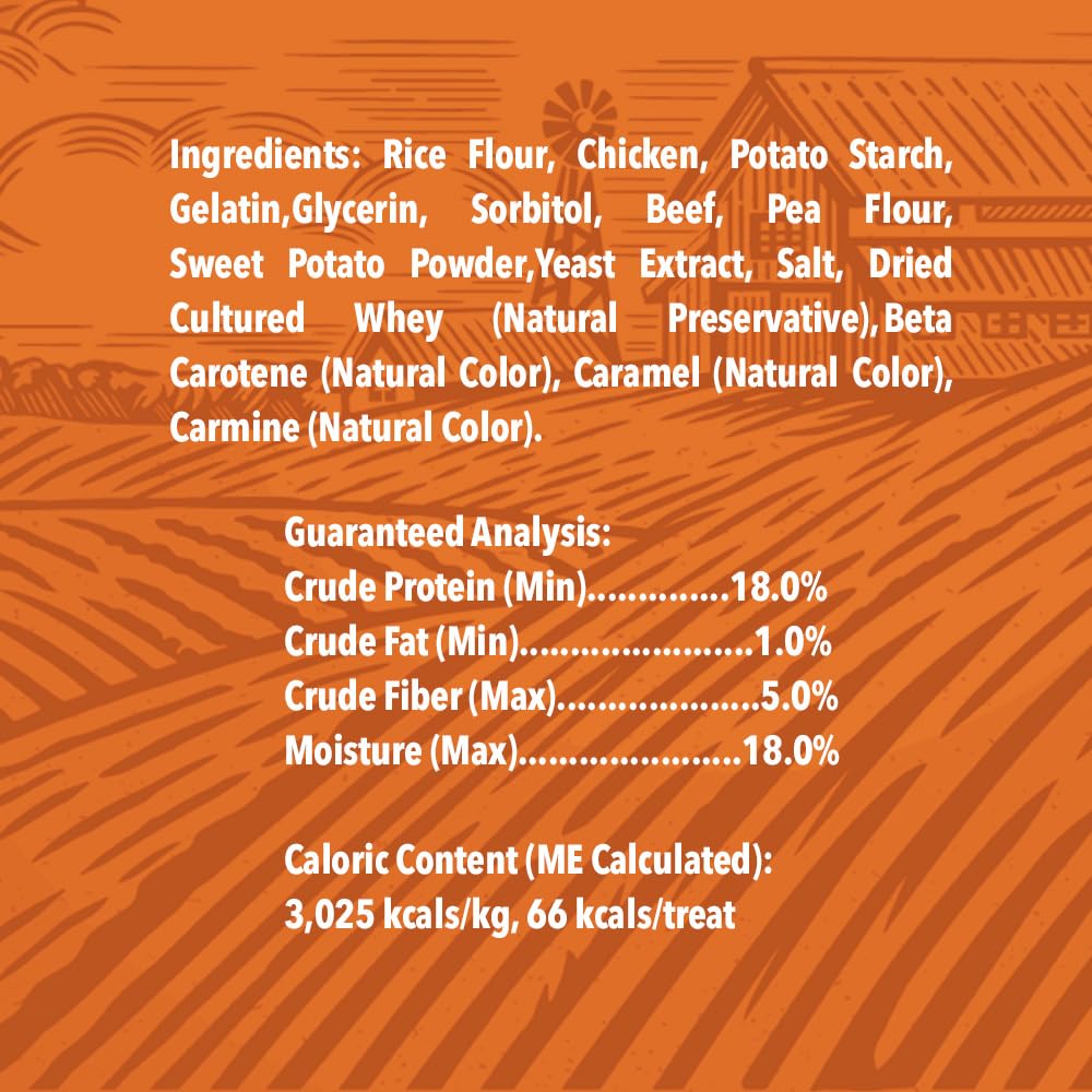 Rewardables triple flavor kabobs ideal as training rewards and enrichment
