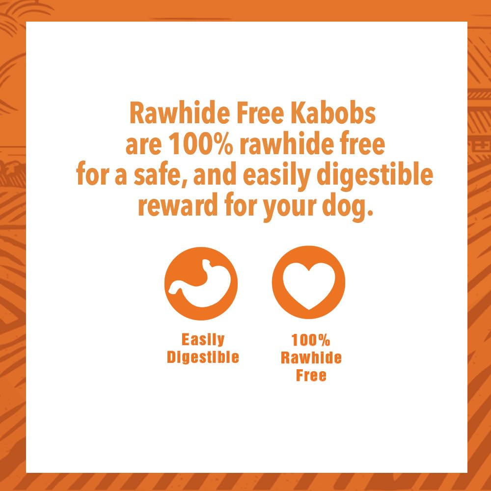 Natural ingredients label on Rewardables rawhide-free kabobs