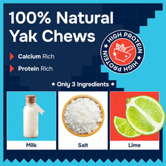 REXIPETS Himalayan yak cheese dog chew rich Himalayan cheese for a wholesome snack.