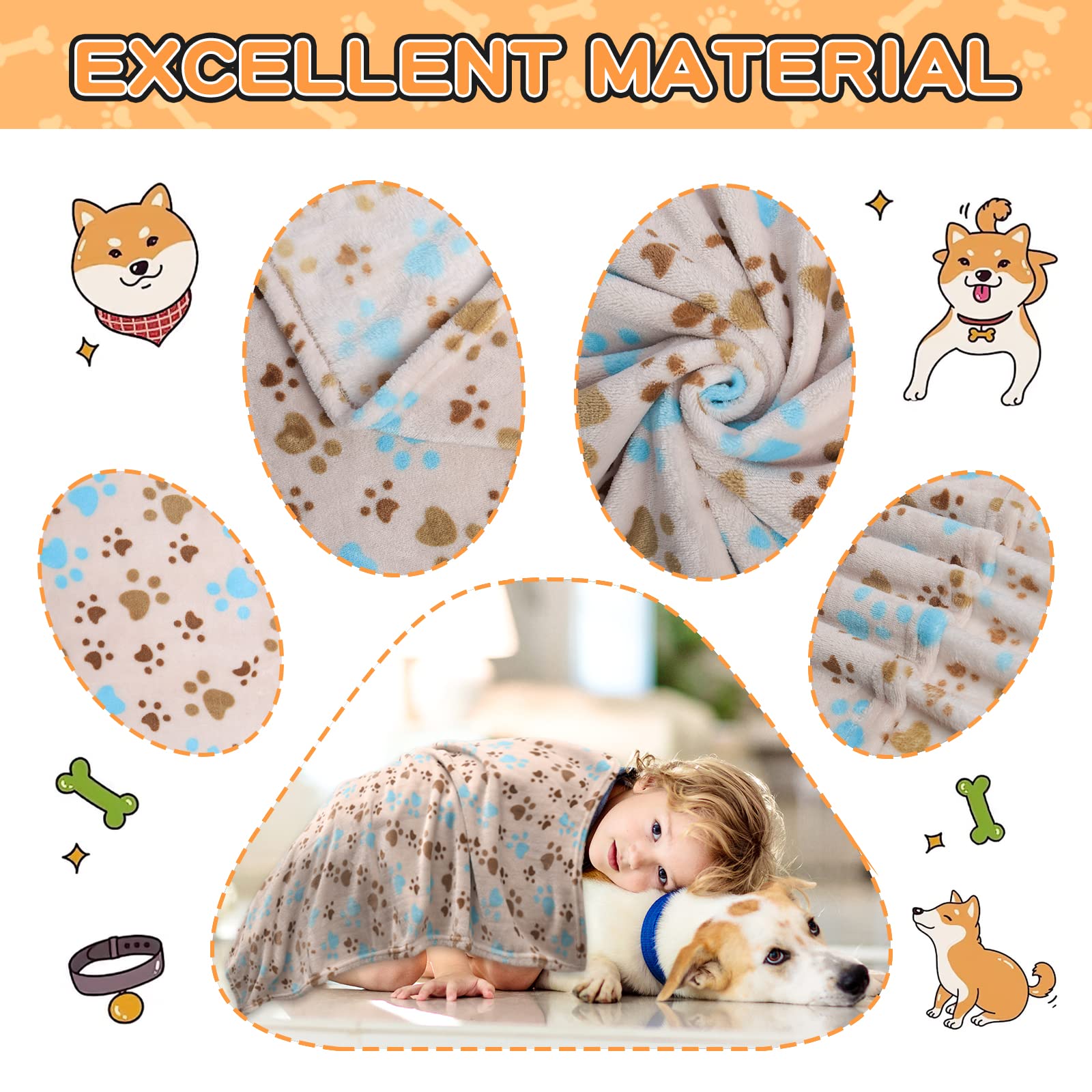 Rezutan double-sided stitched blanket offers durable use after washing.