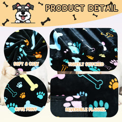 Rezutan dog blanket kennel use demonstrates warmth and security on the go.