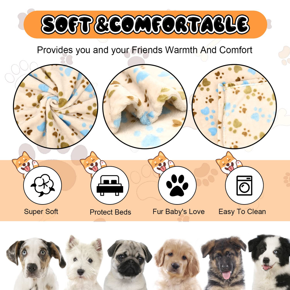 Rezutan soft flannel dog blanket highlights plush comfort for pets.