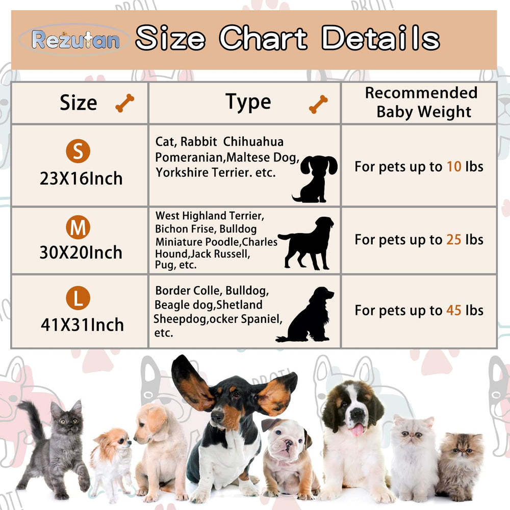 Rezutan dog blanket washable easy care for quick cold-water cleaning.