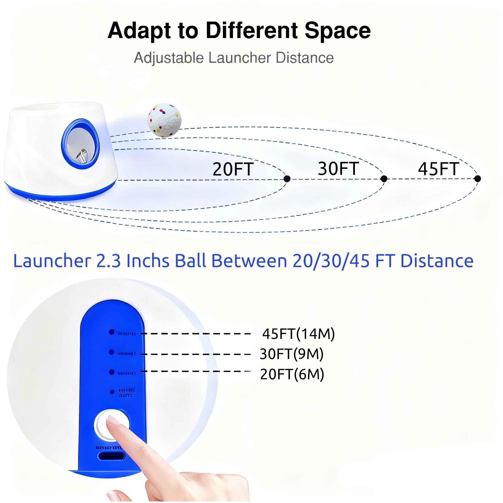RFPP adjustable distance controls for versatile indoor and outdoor play.