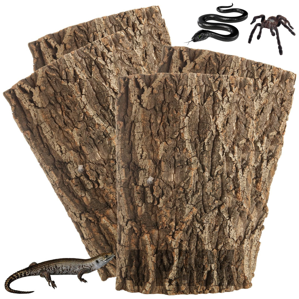 RHBLME cork bark backdrop showing natural habitat for terrarium