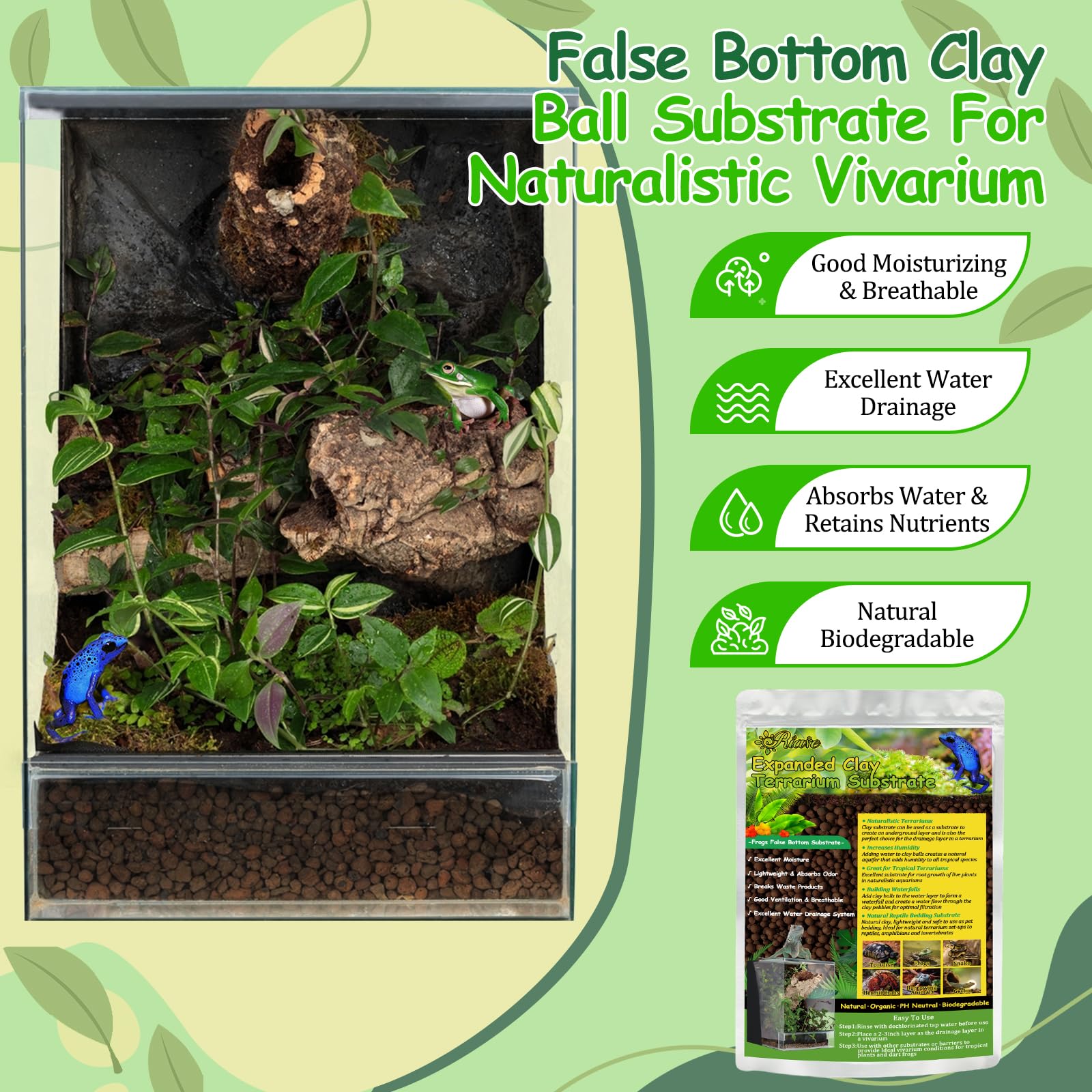 Riare substrate fosters healthy bioactive terrarium ecosystems