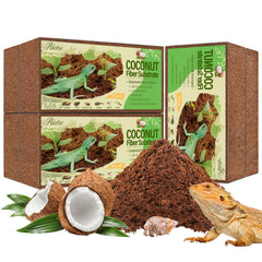 Riare 6-pack coconut fiber bricks ready for terrarium setup