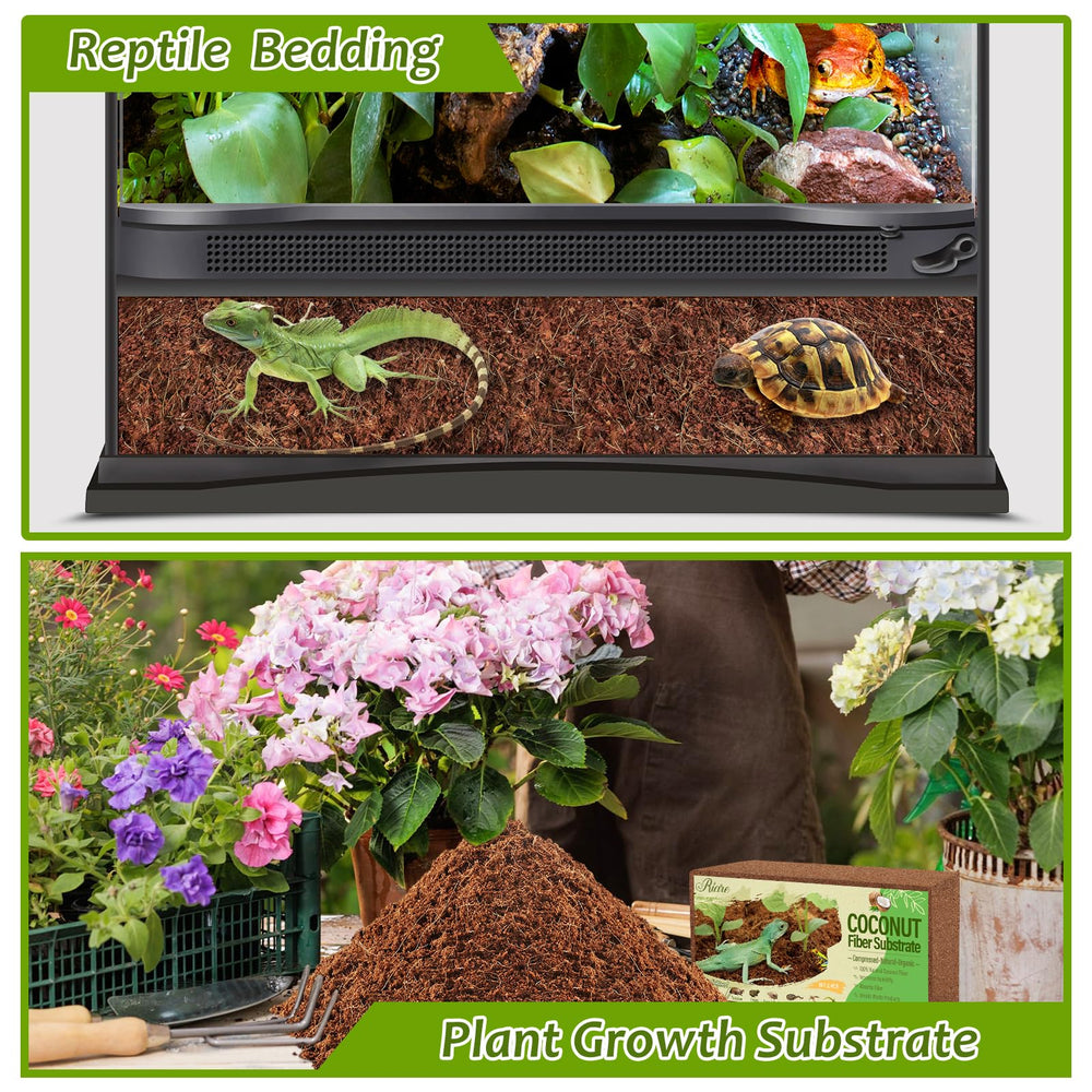 Riare bricks are easy to use and store, soaking quickly for setup.