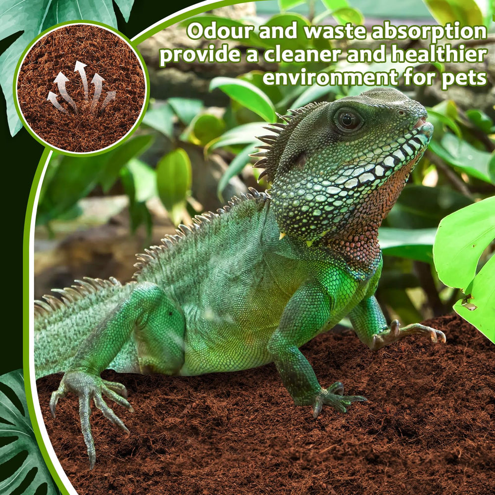 Riare universal substrate suits frogs, snakes, turtles, and more.