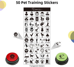 RIBOSY 50 DIY stickers for custom pet cues and commands