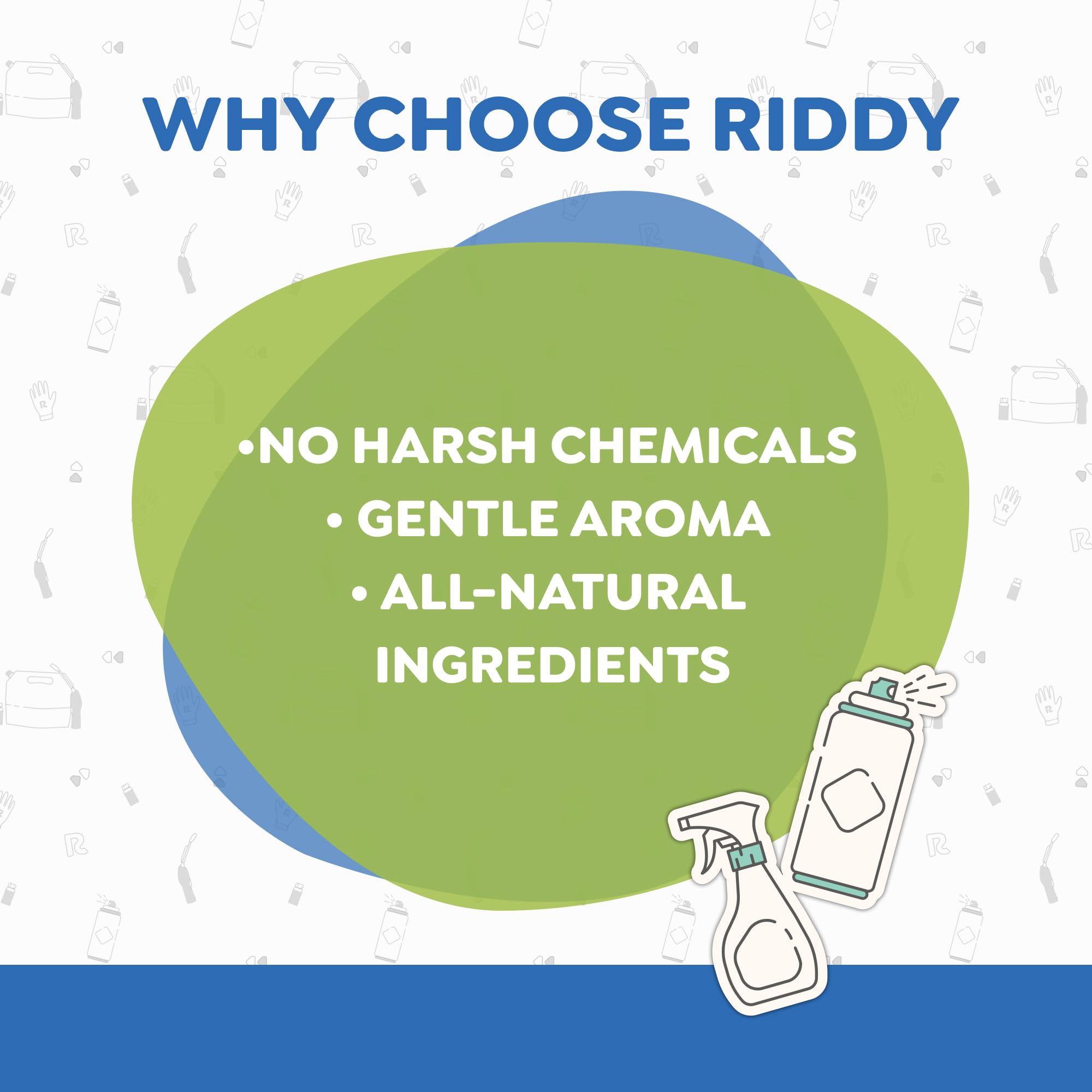Riddy outdoor patio treatment enabling year-round flea protection.