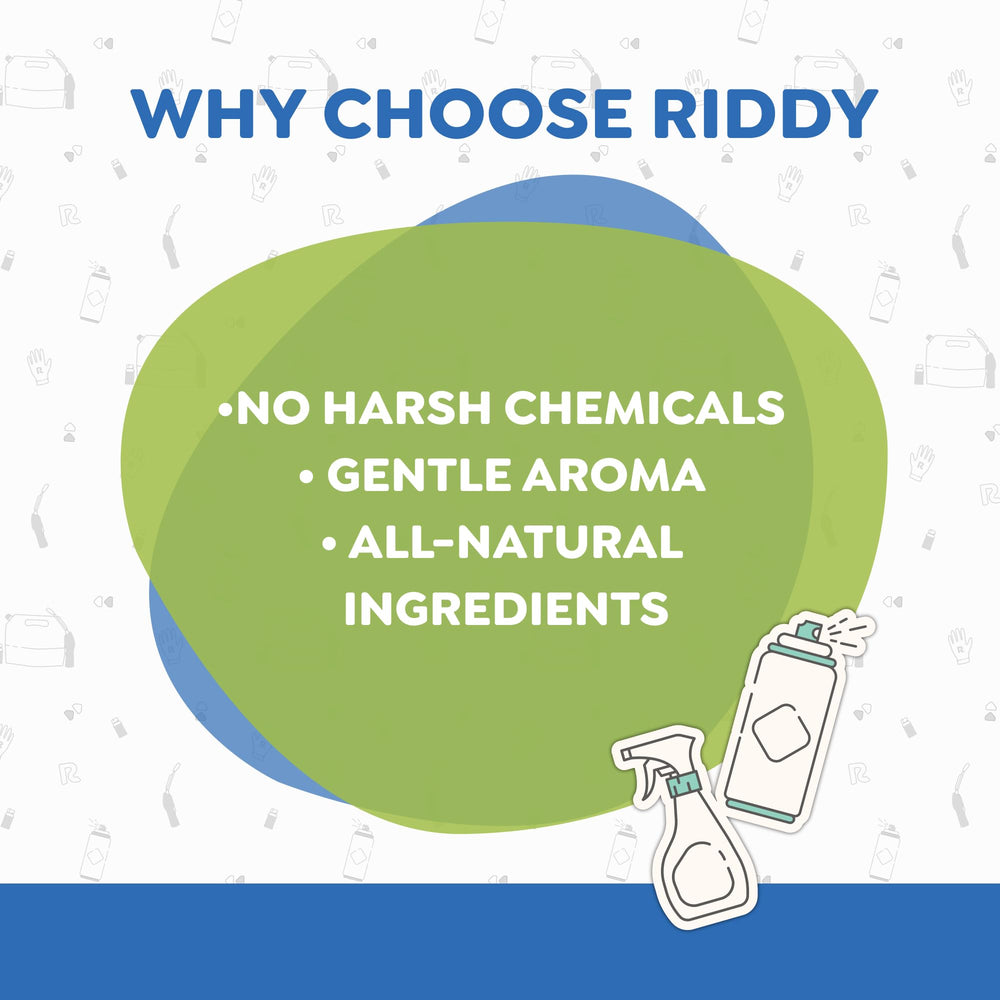 Riddy outdoor patio treatment enabling year-round flea protection.