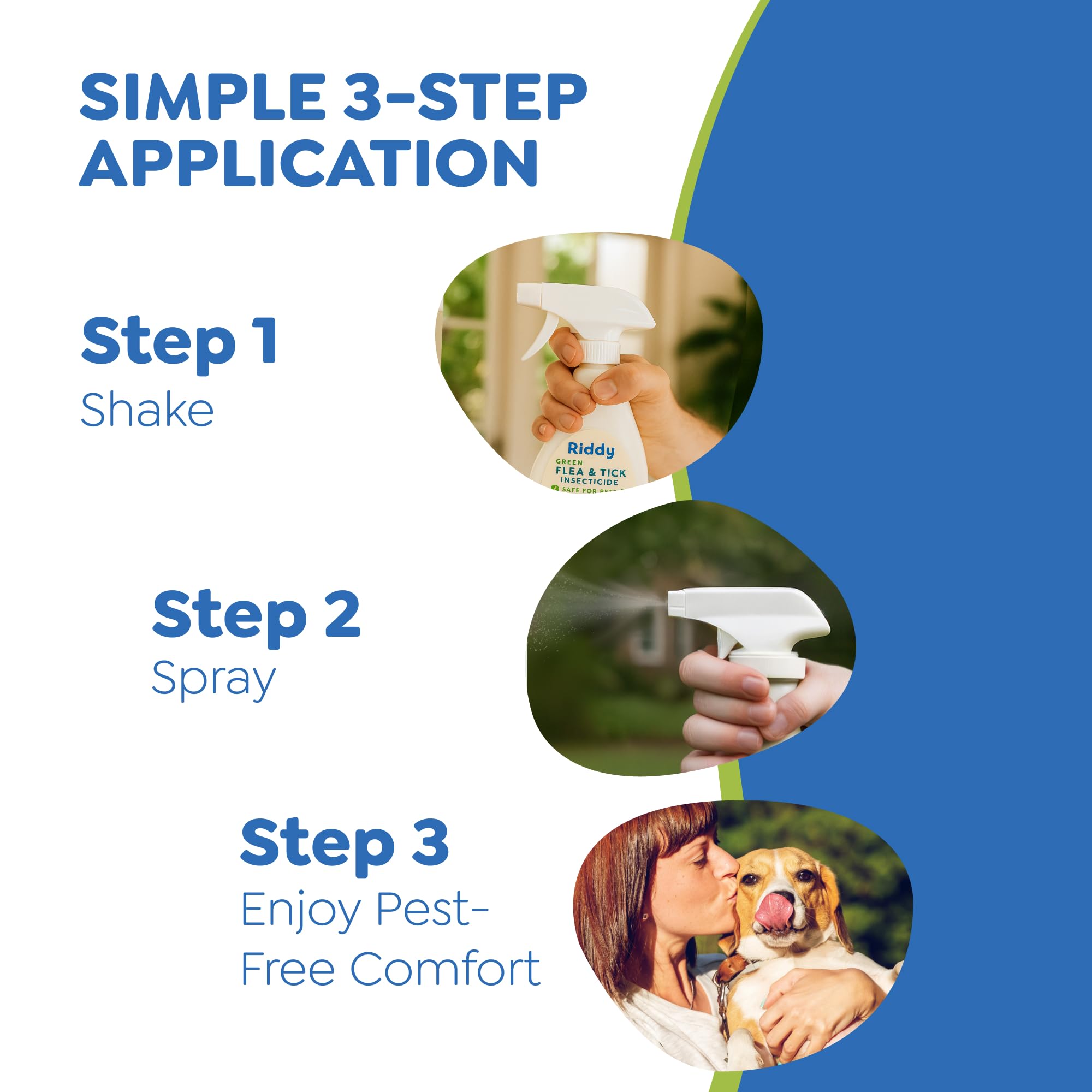 Riddy spray used on pet areas supporting comfortable living spaces.