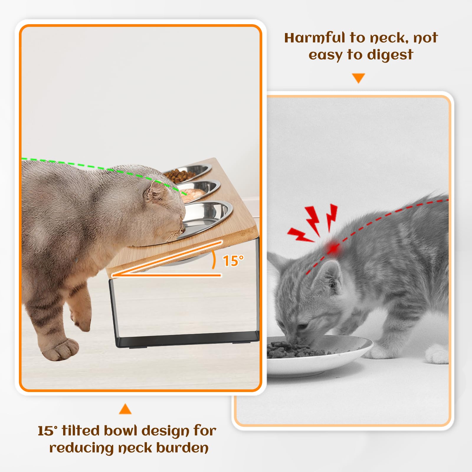 RIHAIVHX quick-assembly stand keeps bowls elevated and tidy