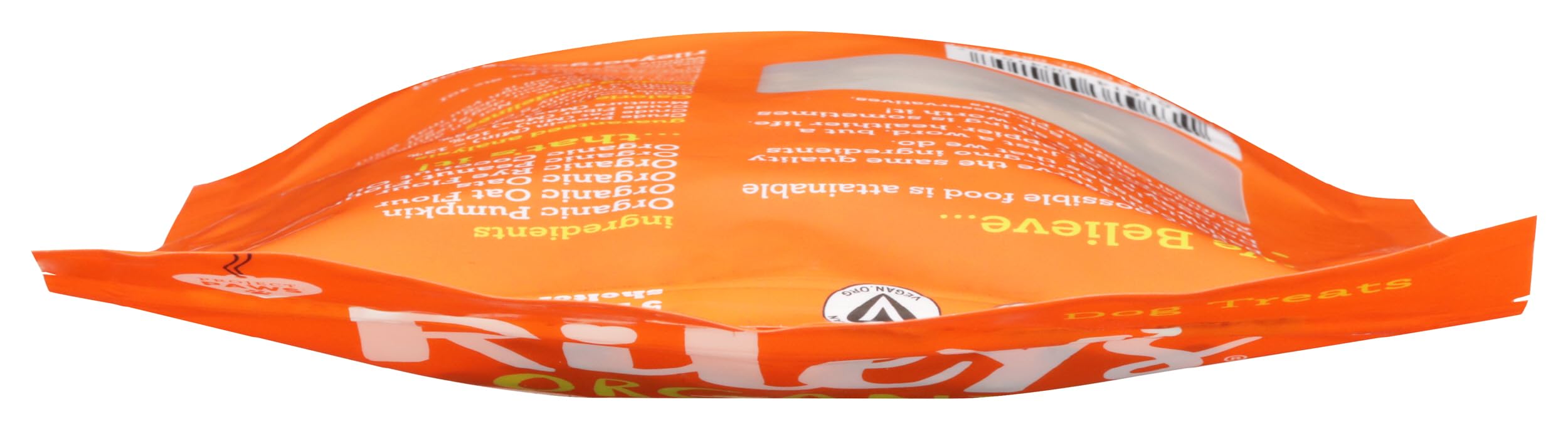 Riley's Organics pumpkin coconut small bone treats with inviting aroma for dogs