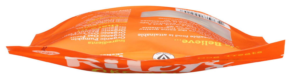 Riley's Organics pumpkin coconut small bone treats with inviting aroma for dogs