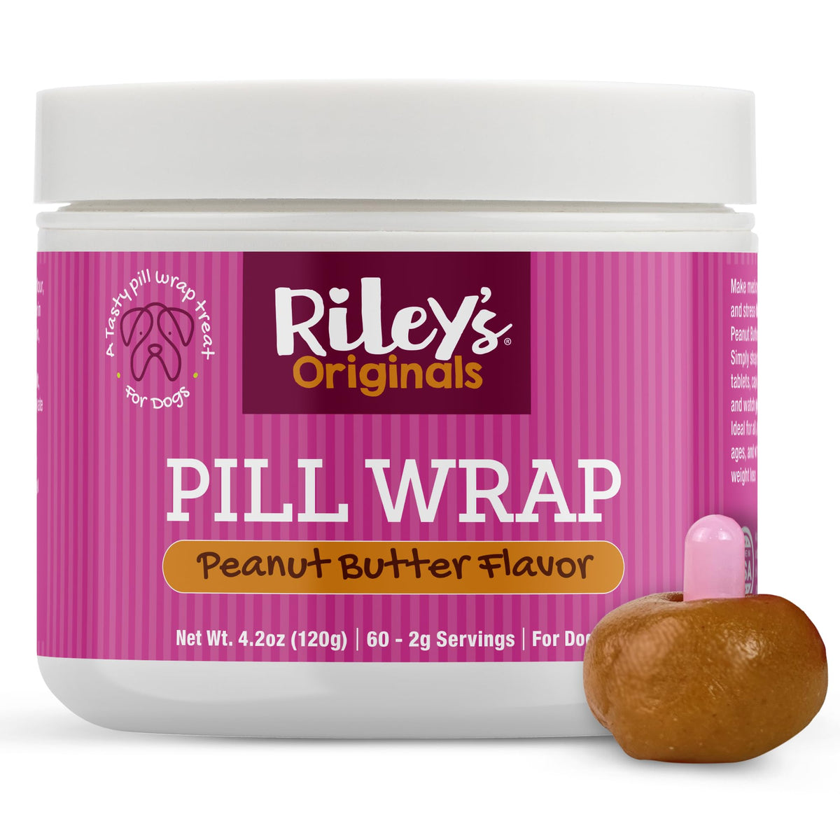 Riley's Pill Wrap around a dog pill to mask taste during medicating