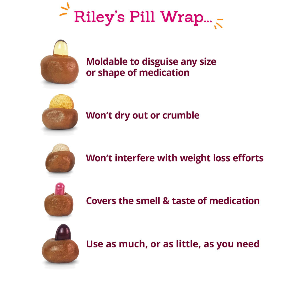 Riley's Pill Wrap offers a practical alternative to pill poppers