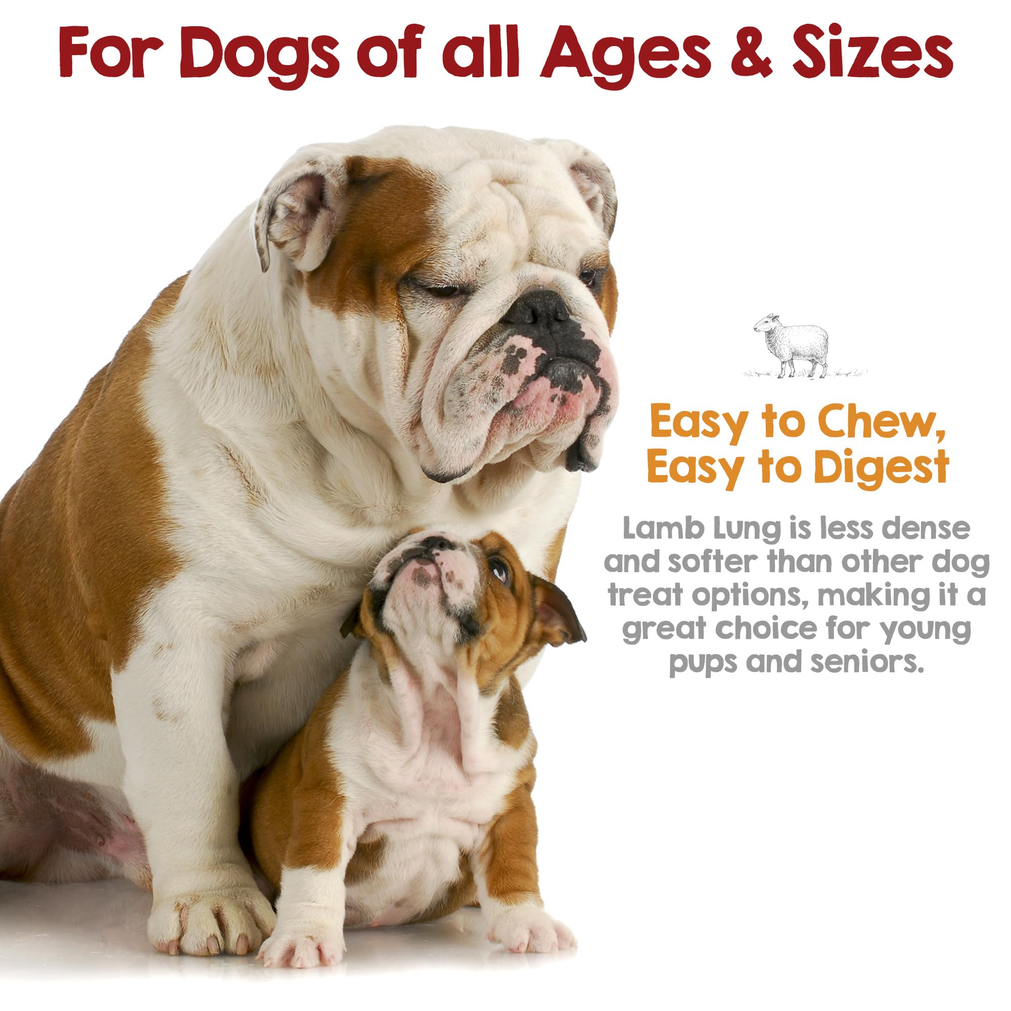 Riley's USA-made lamb lung treats emphasize quality and flavor