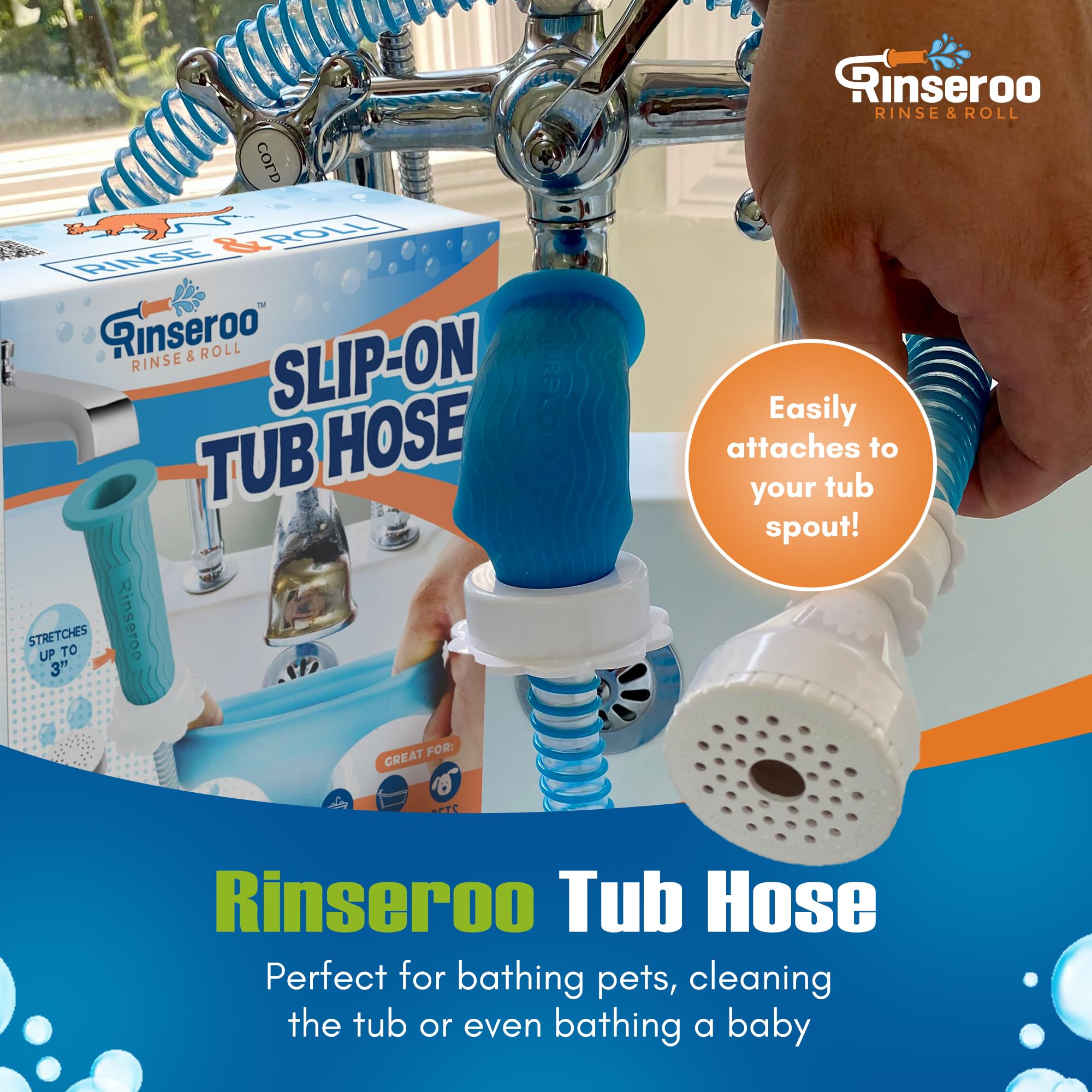 Rinseroo versatile hose adapter simplifies home rinsing tasks