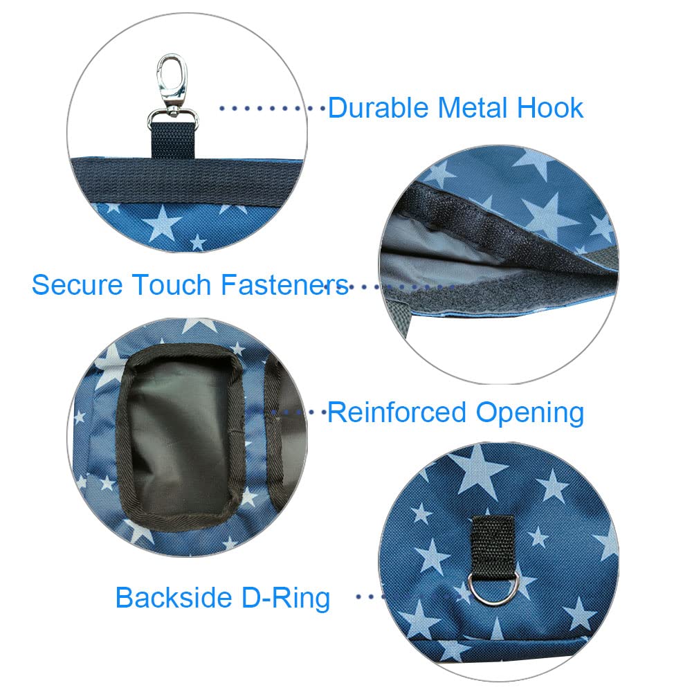 RIOUSSI hanging hay feeder bag for rabbits and small pets