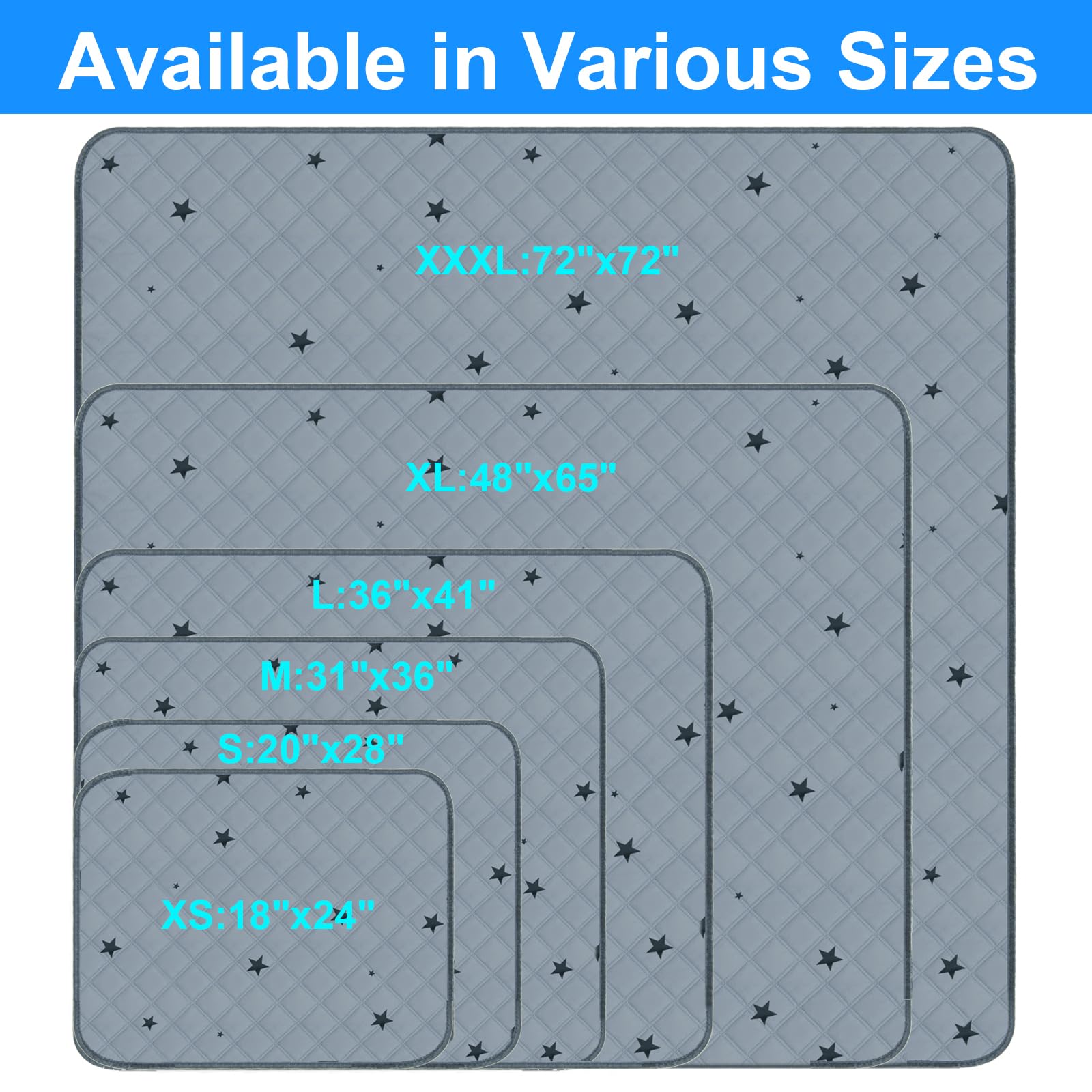 RIOUSSI reusable pad is machine washable for easy upkeep.