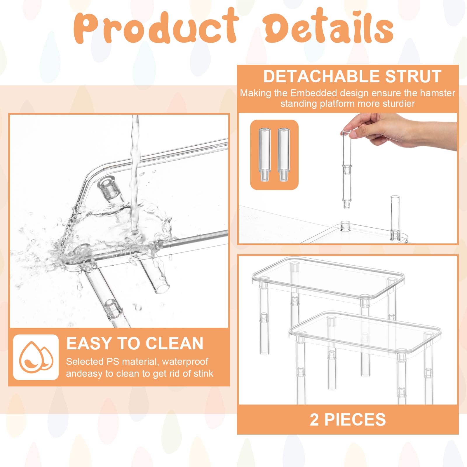 Ripeng adjustable-height platform with eight-centimeter legs enables flexible layouts.