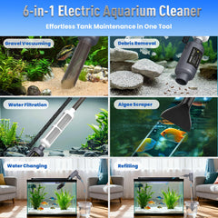RIRMJOR 36W vacuum gears enable gentle to strong suction for debris removal.