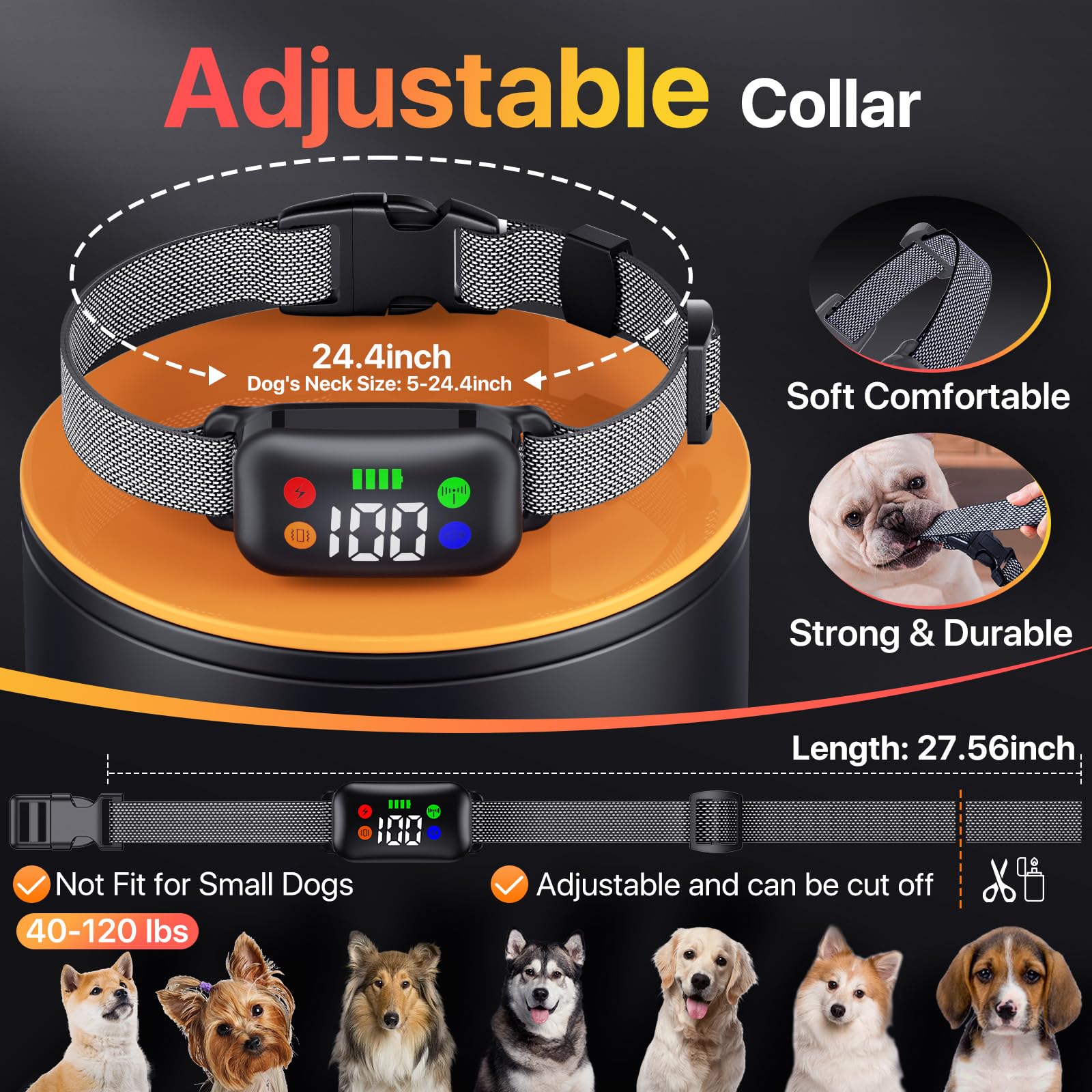Riroga rechargeable battery collar offers long-lasting power
