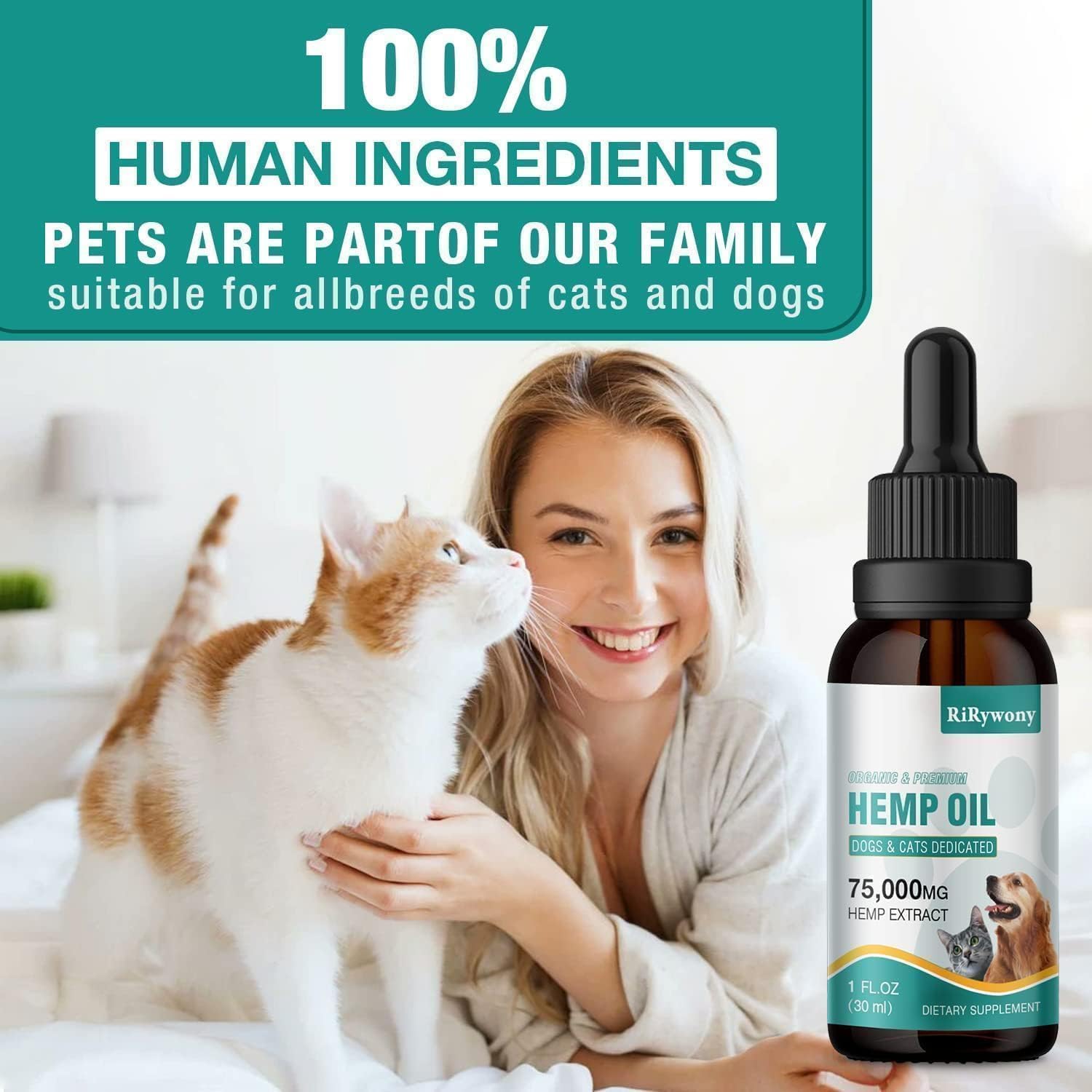 RiRywony Health hip-joint support for dogs and cats.