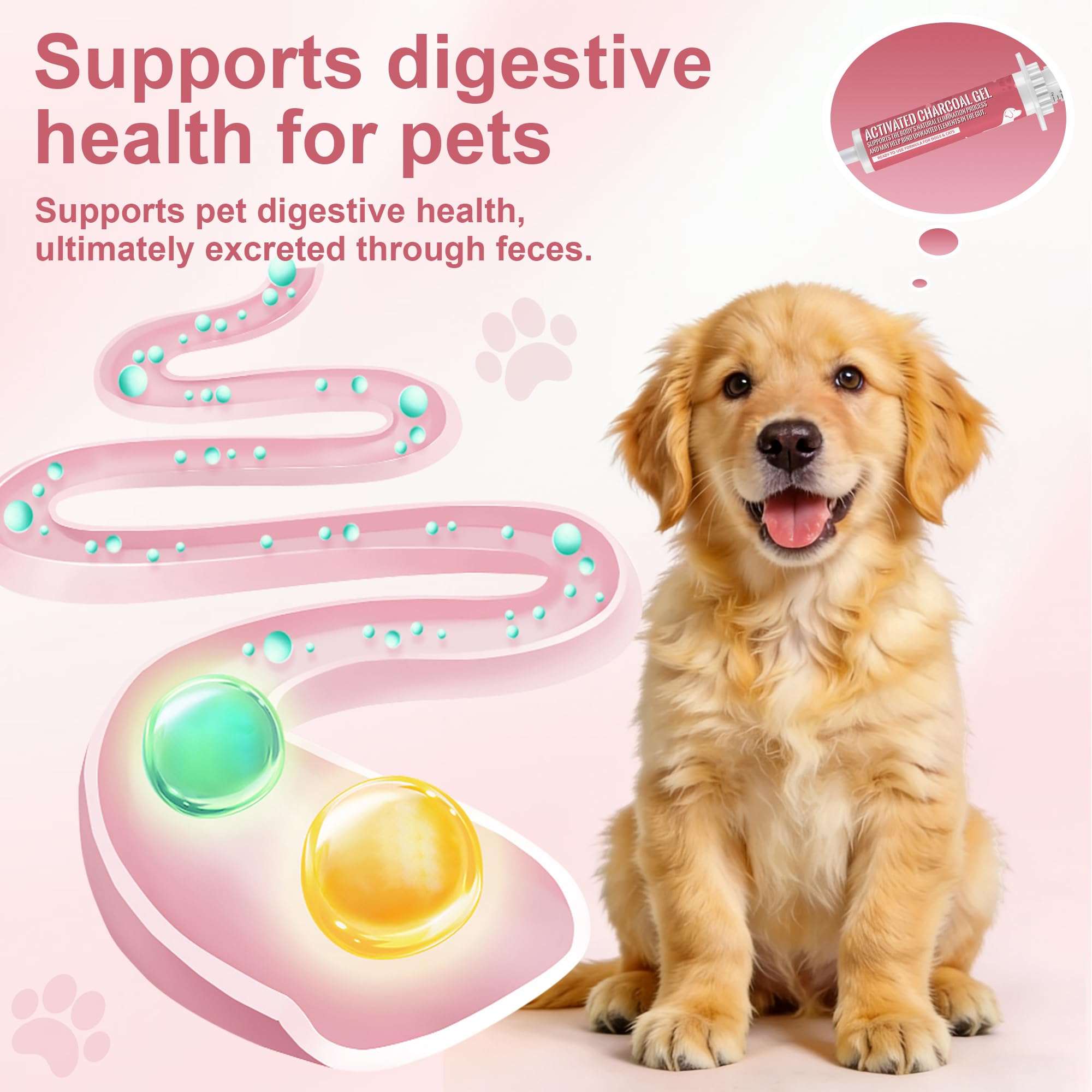 Riteeu Activated Charcoal and Kaolin blend, supports digestive comfort.