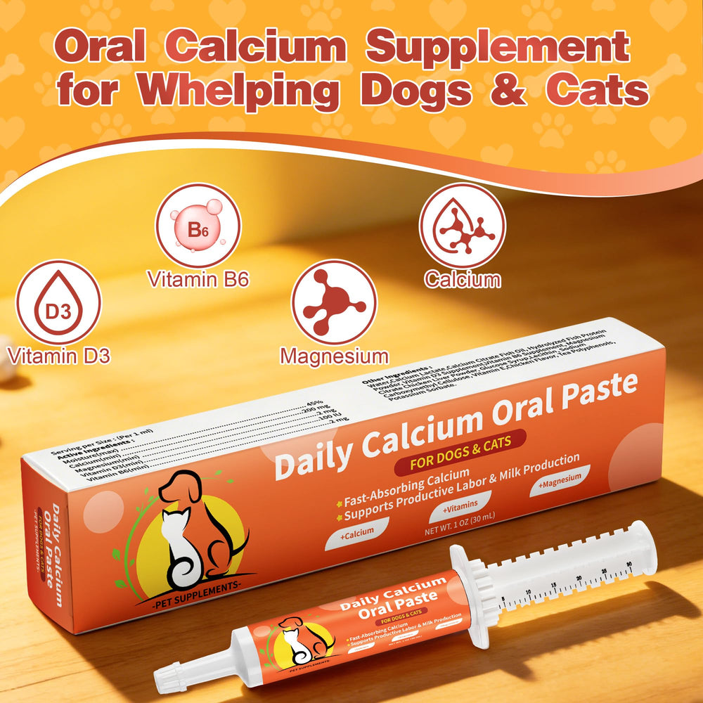 Riteeu calcium paste can be mixed into food for flexible administration.