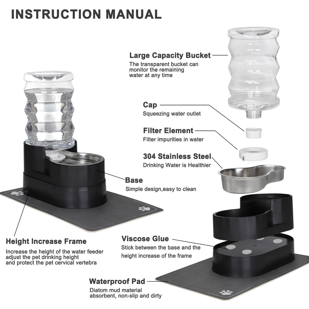 RIZZARI 7L water level window lets you monitor hydration at a glance