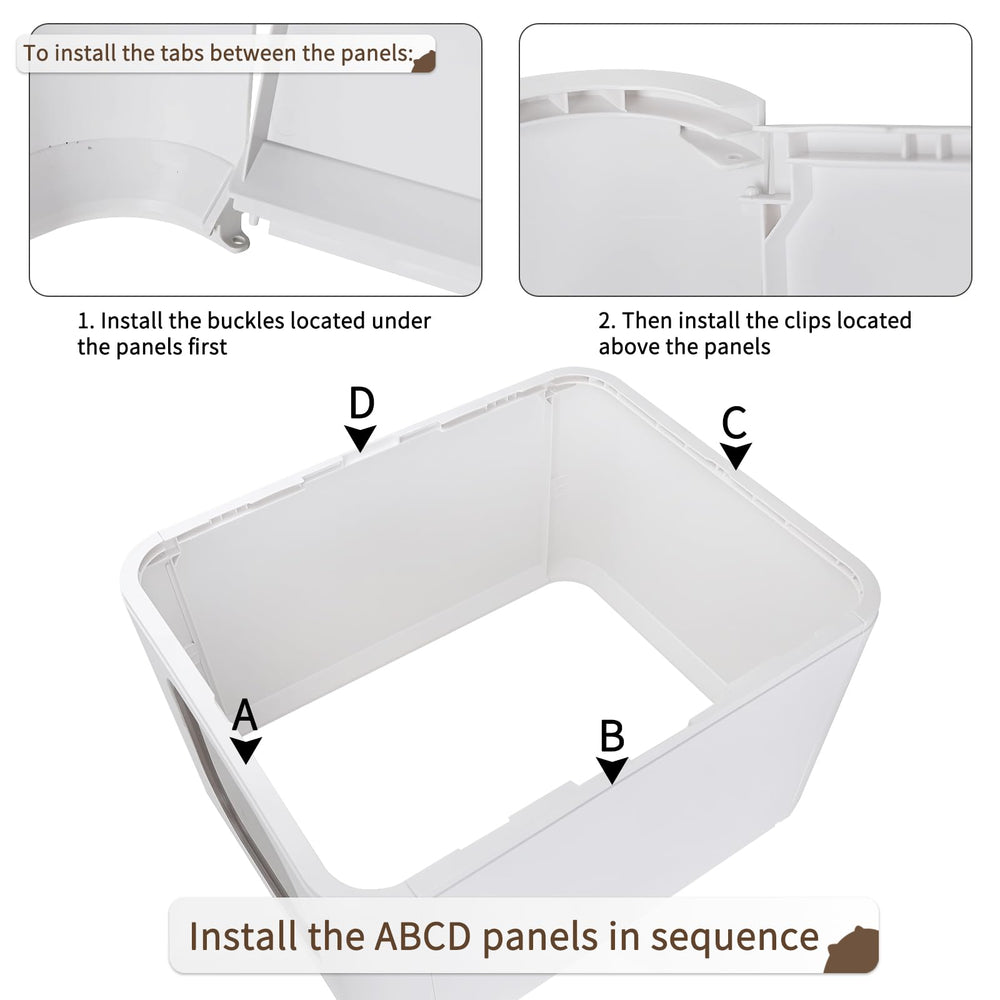 RIZZARI cat box odor-control-system supports a cleaner living space.