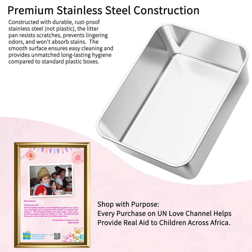 RIZZARI paw-entry mat enhances grip and traps litter for cleaner floors.