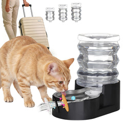 RIZZARI dog water bowl dispenser compact 5L design for reliable pet hydration