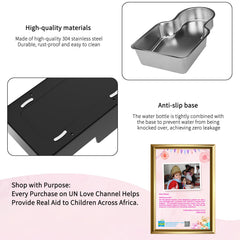 RIZZARI leak-proof refill system ensures clean floors and worry-free hydration