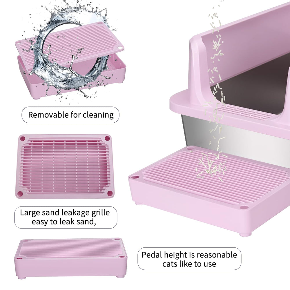RIZZARI pink stainless steel box fits modern interiors with practicality
