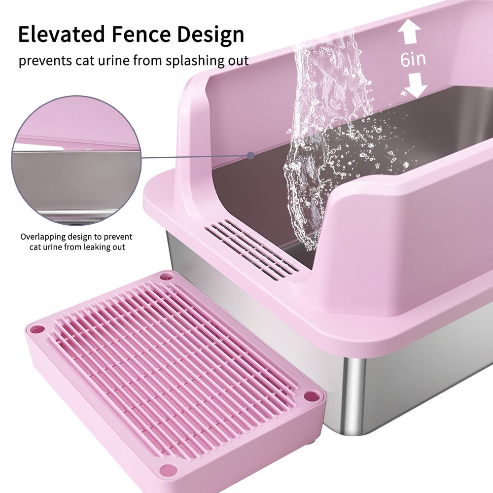 RIZZARI raised-entry step reduces tracking for cleaner floors