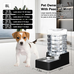 RIZZARI stainless-steel bowl highlights rust resistance and pet-friendly dining.