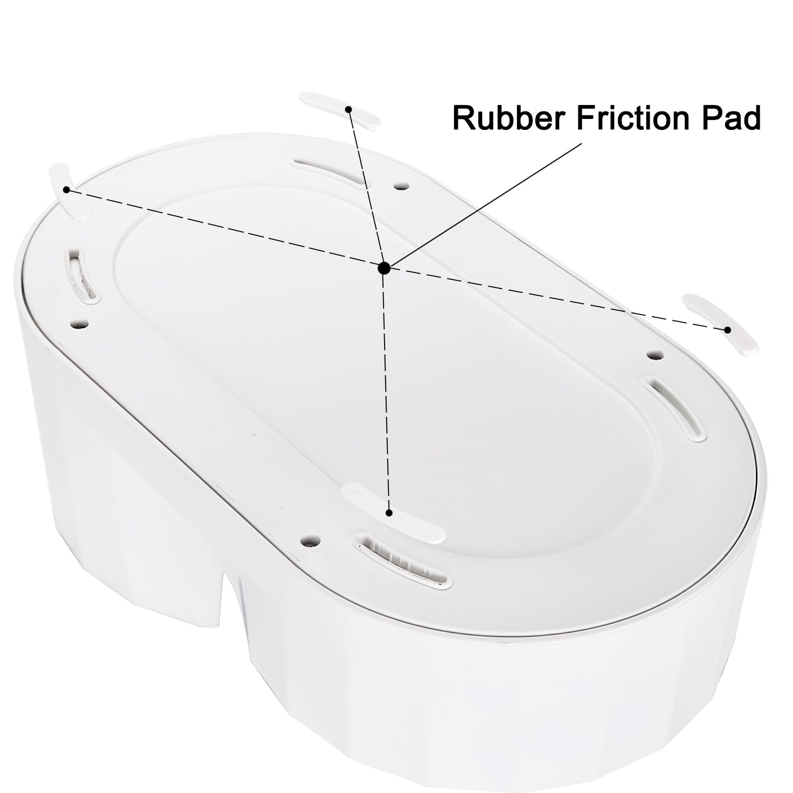 RIZZARI transparent tank shows water level clearly