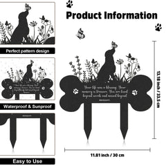 Rngmsi Pet Grave Marker grass and flowers detail ideal for cemetery garden decor